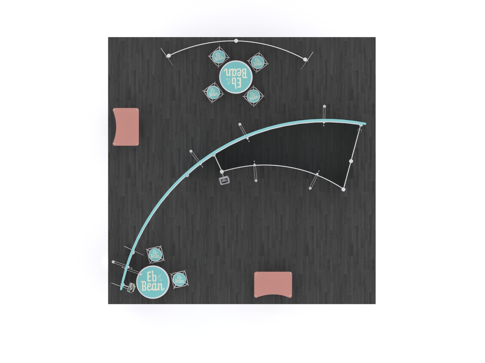 VK-5131 Trade Show Exhibit -- Plan View